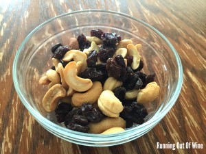 cashews and raisins